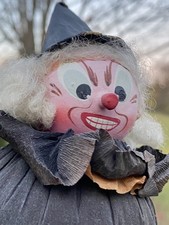 Antique Vintage German Halloween Witch rattle noisemaker 12