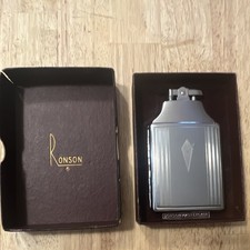 Vintage Ronson Mastercase Lighter with Ronson Box - Classic Pocket Lighter picture