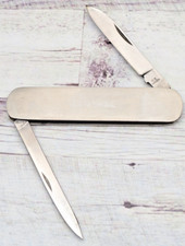 Vintage KIE Sweden - Lobster Penknife - Stainless Handles - Ad Knife for KANTHAL picture