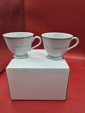 Vtg BRENTWOOD China ESSENCE ~ Set of 2 Teacups picture