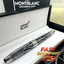 HOT New Montblanc Silver Rollerball Pen Gift Set VIP Luxury Pattern Engraved picture