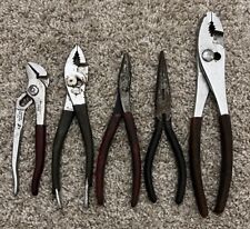 LOT OF 5 VINTAGE Pliers - True craft - Mark +++ picture