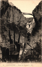 ALGERIA Constantine ~ Rhummel Gorges & City of Bridges Vintage Postcard picture