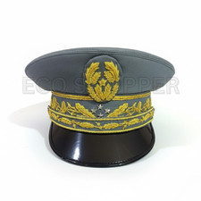 Senegal Army General Officer Visor Cap Reproduction – Bullion Embroidered Badge picture