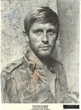 ENGLISH RETIRED ACTOR & SINGER JOHN LEYTON, SIGNED VINTAGE PHOTO. picture