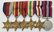 WW2 British 1939-45 Star Medal BURMA ITALY ++ Group  COLIN S REAY MERCHANT NAVY picture