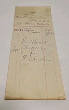1913 Mountain Distilling Co. Billhead Receipt Cincinnati Ohio Ephemera Liquor... picture