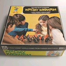 VTG Walt Disney World Parker Brothers Donald Duck Presents Wacky Wigwam EXC picture