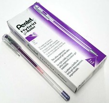 NEW Pentel 12-PACK Hybrid Gel Roller Ball Pen VIOLET Waterproof Fine .3mm K105-V picture