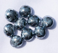 Osmium 5 gram engraved pellet, 99.95%, electric-arc molten, Macro-etched SMT picture