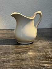 Vintage Royal Crownford Ironstone Creamer Pitcher White Weatherby England picture