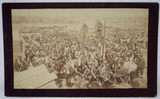 Guthrie, Indian Territory (Oklahoma) 1889 Land Rush Albumen Silver Print Photo picture