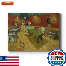 Renditions Gallery The Night Cafe Van Gogh 36x48 Canvas Print Ready to Hang picture