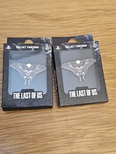 2 X The Last of Us Ellie Moth Pin Playstation Pin Club Promo Pin Button Pinback picture