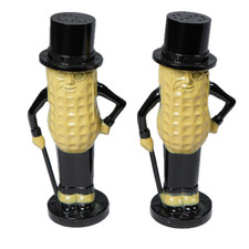 Planters Mr. Peanut Decorative Salt & Pepper Shakers - Vintage 1950s / 1960s picture
