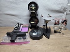 Star Treck Collectibles Lot of 10 Items Glass Ware Snowglobes and More picture