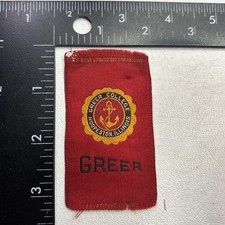 Vtg c 1910s GREER COLLEGE Egyptienne Luxury Cigarette Silk 592T picture