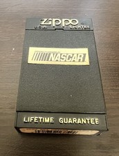 Vintage 1995 NASCAR Schedule High Polish Chrome Zippo Lighter New B32 picture