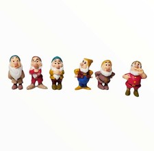 1993 Mattel Disney Snow White's SIX DWARFS set of 6 PVC figurines 2