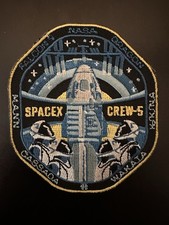 OrIginal SPACEX  CREW 5 ISS MISSION - SPC  CREW DRAGON- SPACE PATCH NASA picture