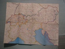 VTG SWITZERLAND, AUSTRIA & NORTHERN ITALY MAP National Geographic September 1965 picture