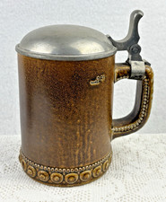 Vtg Reinhold Merkelbach Beer Mug / Stein Stoneware Art Noveau 0.51 picture