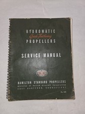 Vintage 1946 Hamilton Standard Hydromatic Propellers Service Manual No.140C WWII picture