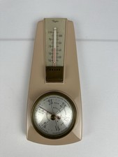Vintage Pink Taylor Thermometer / Barometer Adjustable Altitude Setting- 9