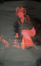 Original 1972 Mick Jagger Rolling Stones Poster UK Red Stage Henry Diltz Photo picture