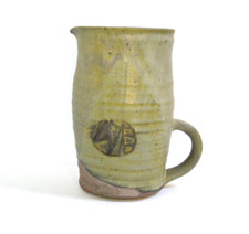 Studio Art Pottery Green Pitcher picture