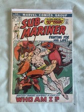 Sub-Mariner #50 Premiere Issue Published 1972 In Very Good Condition picture