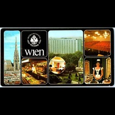c1970s Wien Vienna Austria Hotel Inter-Continental Postcard Johannesgasse picture