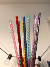 10 Pack Swirl Straws for Starbucks Tumbler Reusable 11