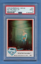 1978 TOPPS Superman The Movie #47 On the Trail of Lex Luthor PSA 9 MINT  POP 1 picture