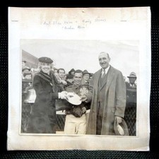 1950s vintage HEISSER HANDICAP QUARTER MOON PHOTOGRAPH strauss HORSE RACING picture