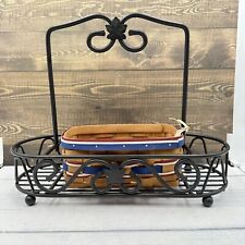 Longaberger Wrought Iron Caddy and 2010 American Celebrations Basket picture