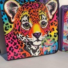 Vintage Lisa Frank 3 Ring Binder Hunter Zip Up picture