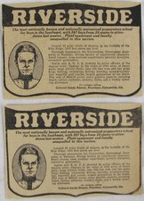 Vintage 1925 RIVERSIDE Military Academy Georgia Newspaper Print Ads picture