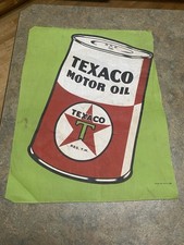 Original 1935 Texaco Oil Cloth Banner picture