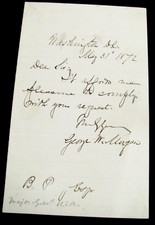 CIVIL WAR GENERAL GEORGE W MORGAN AUTOGRAPH LETTER picture