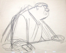 1942 WILLIE GIANT ORIGINAL PRODUCTION cel DRAWING  WALT DISNEY Mickey Mouse picture