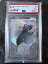 2023 Topps Chrome Disney 100 Remy Refractor #72 PSA 9 Mint Ratatouille LOOK picture