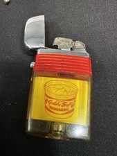 Vintage 1960's Scripto Lighter Greg’s Gold’n Soft Margarine Made USA picture