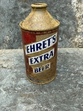 Ehret's Extra Beer of Union City New Jersey Cone top Beer can EMPTY picture