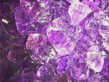 Amethyst natural mine rough Bolivia  1 to 1 1/2 inch 1 pound lots 20 to 30 piece picture