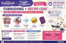 Genshin Impact x Baskin Robbins JPN Collab Redeem Code Limited Event Excl. picture
