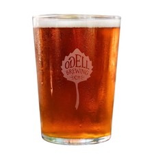 Odell Brewing Company Signature Leaf Pint Glass picture