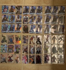 2025/2026 Topps chrome marvel lot of 54 cards, parallels, refractors, raywave picture