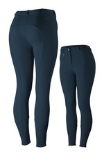 HORZE Women Riding Breeches Silicone Grip Peacoat Blue EU42 US30 picture