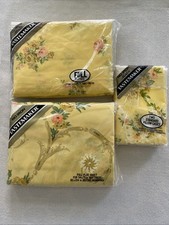 Tastemaker Vtg Sheraton Yellow Full Sheet Set Sealed picture